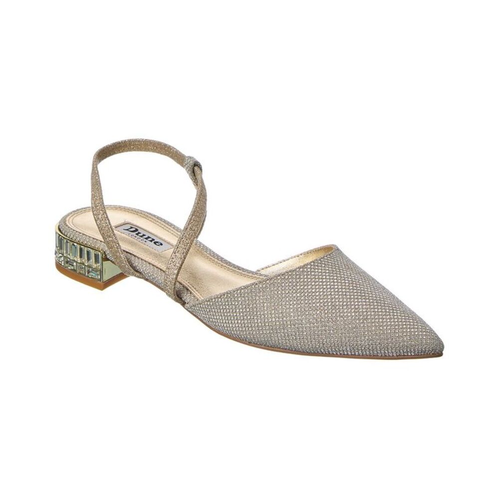 Dune London Command Flat, Metallic